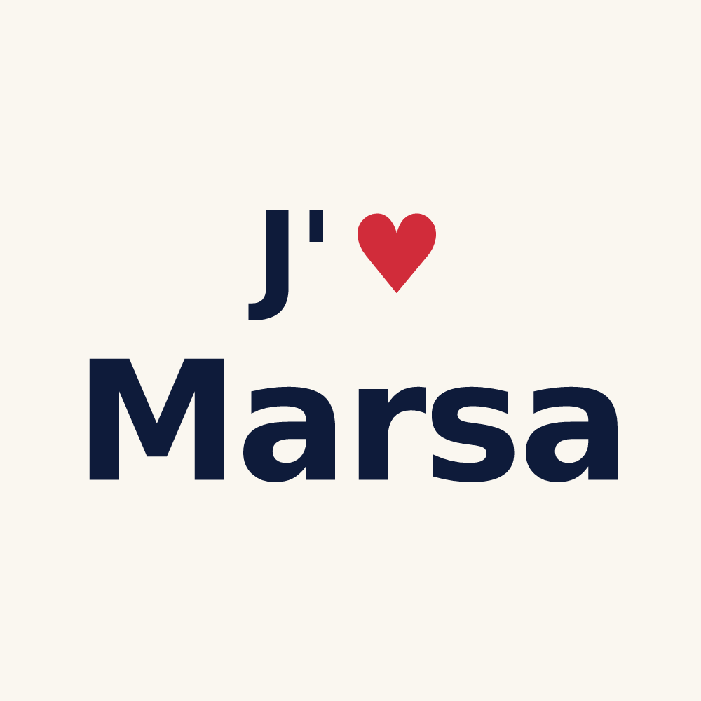 Tasse personnalisée Marsa — design J'aime Marsa