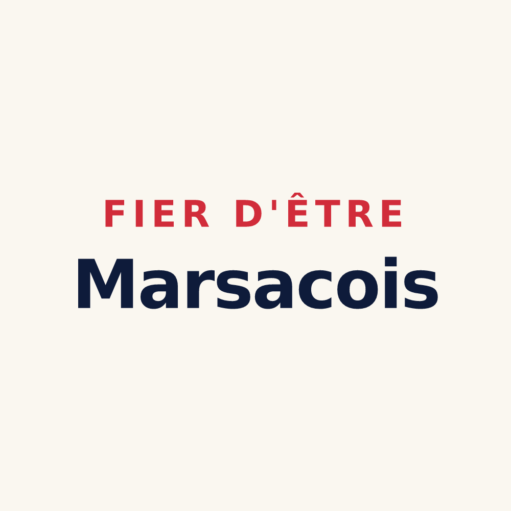 Tasse « Fier d'être Marsacois » — design pour Marsac