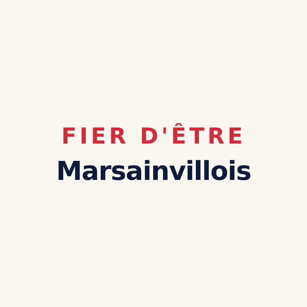 Tasse « Fier d'être Marsainvillois » — design pour Marsainvilliers