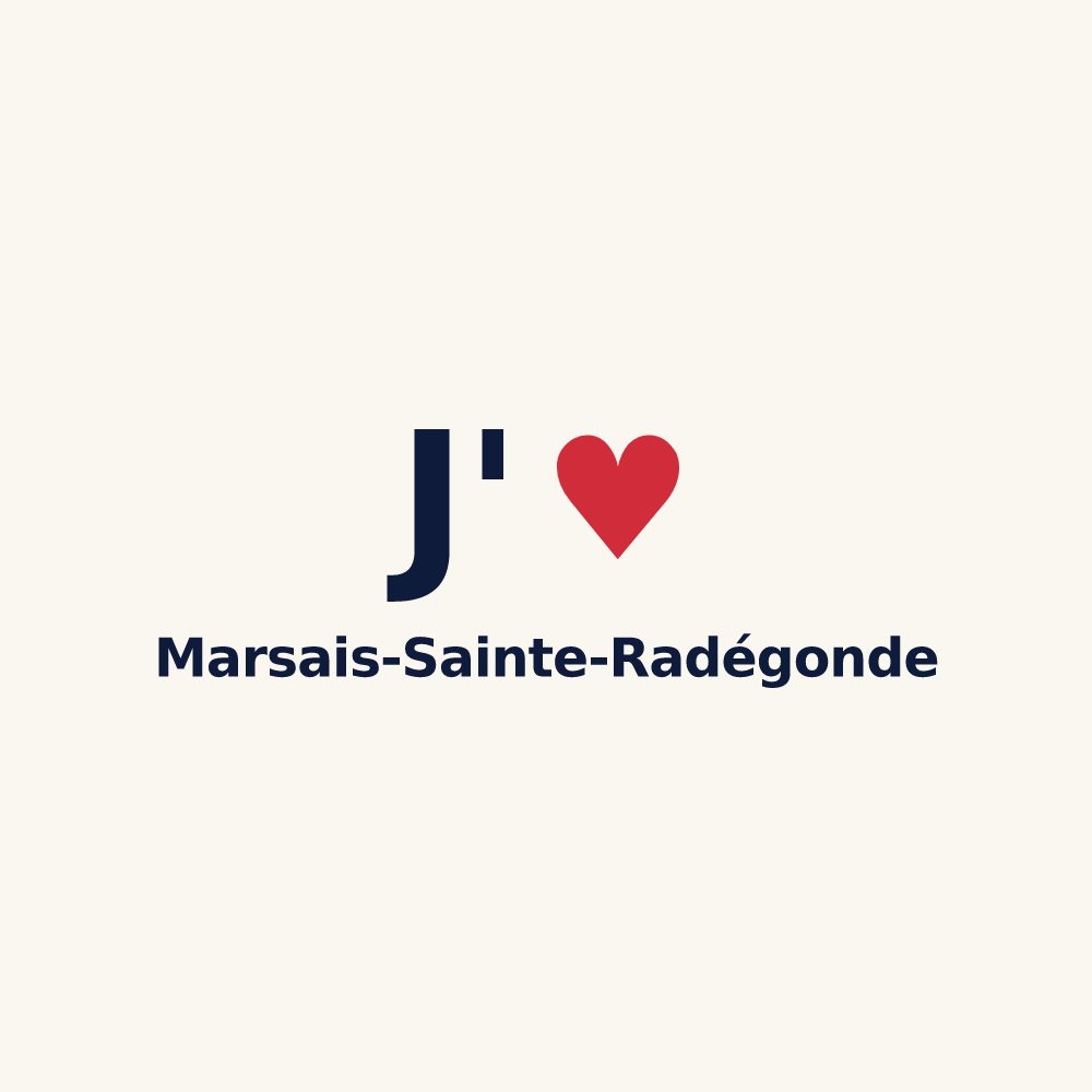 Tasse personnalisée Marsais-Sainte-Radégonde — design J'aime Marsais-Sainte-Radégonde