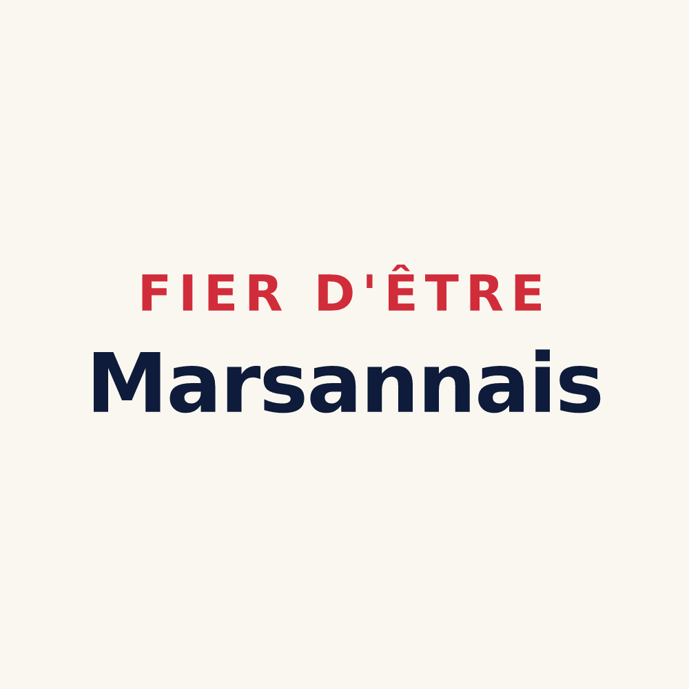 Tasse « Fier d'être Marsannais » — design pour Marsan
