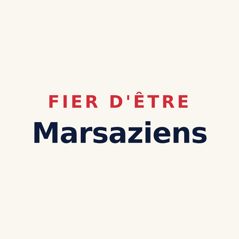 Tasse « Fier d'être Marsaziens » — design pour Marsaz