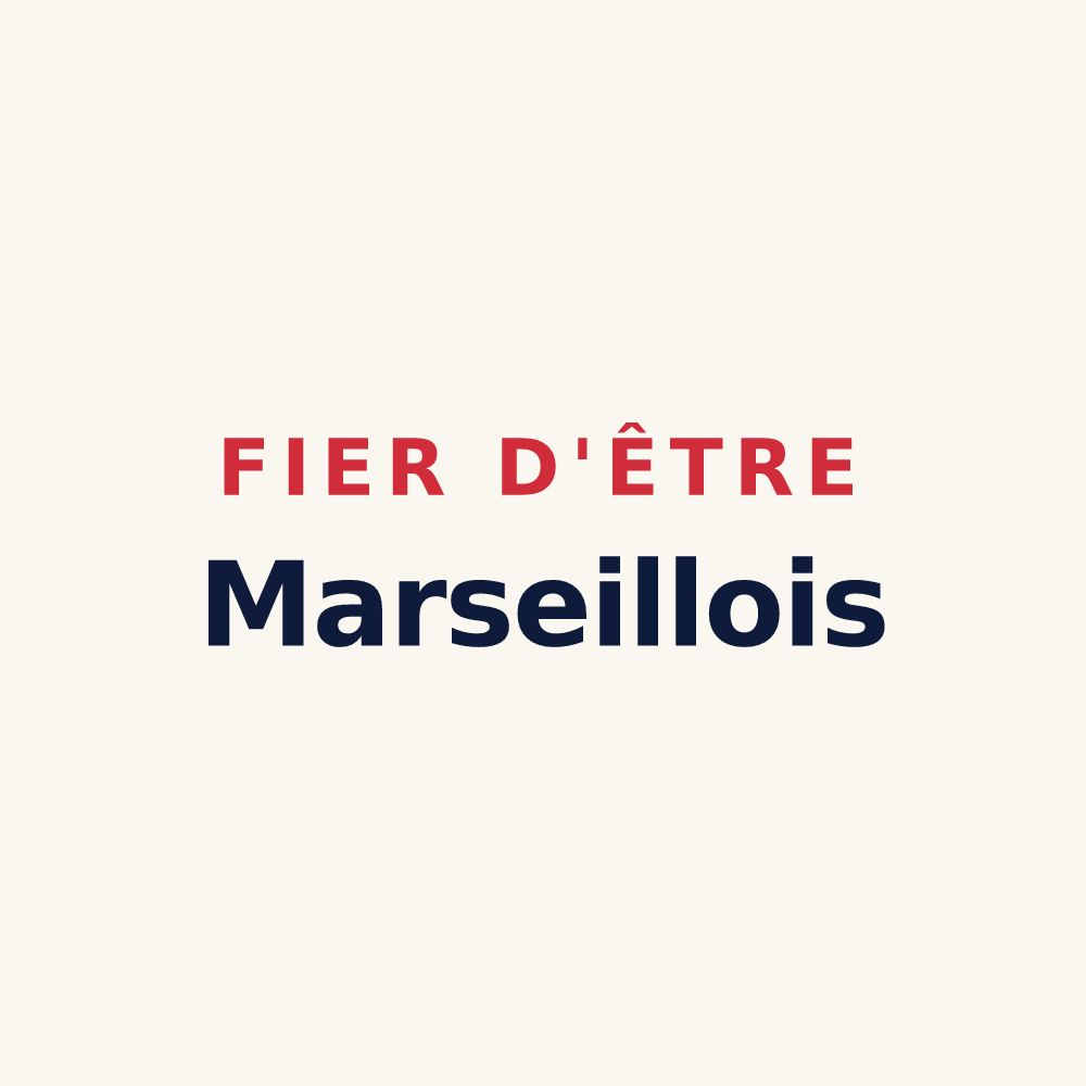 Tasse « Fier d'être Marseillois » — design pour Marseille-en-Beauvaisis