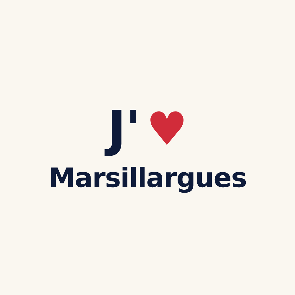 Tasse personnalisée Marsillargues — design J'aime Marsillargues