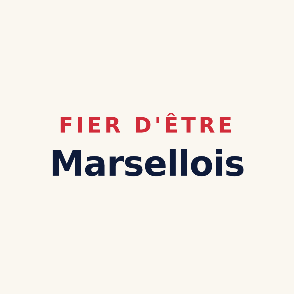 Tasse « Fier d'être Marsellois » — design pour Marsilly