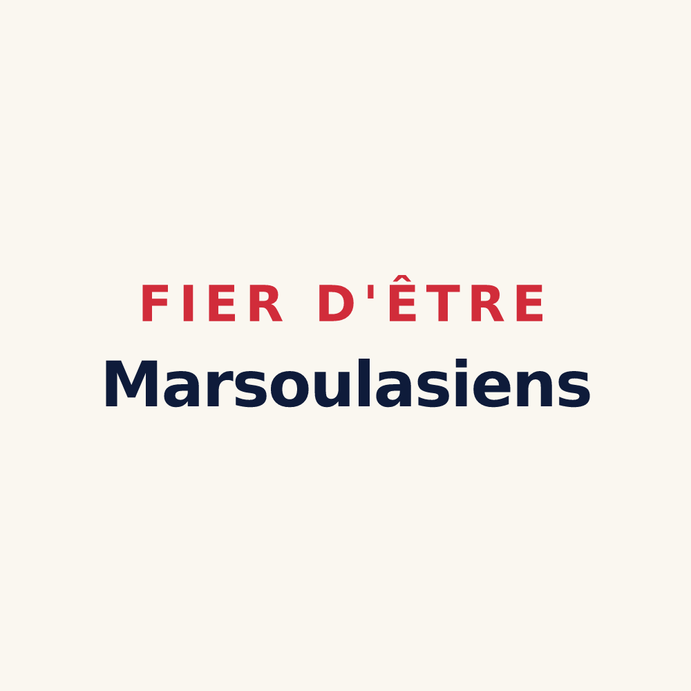 Tasse « Fier d'être Marsoulasiens » — design pour Marsoulas