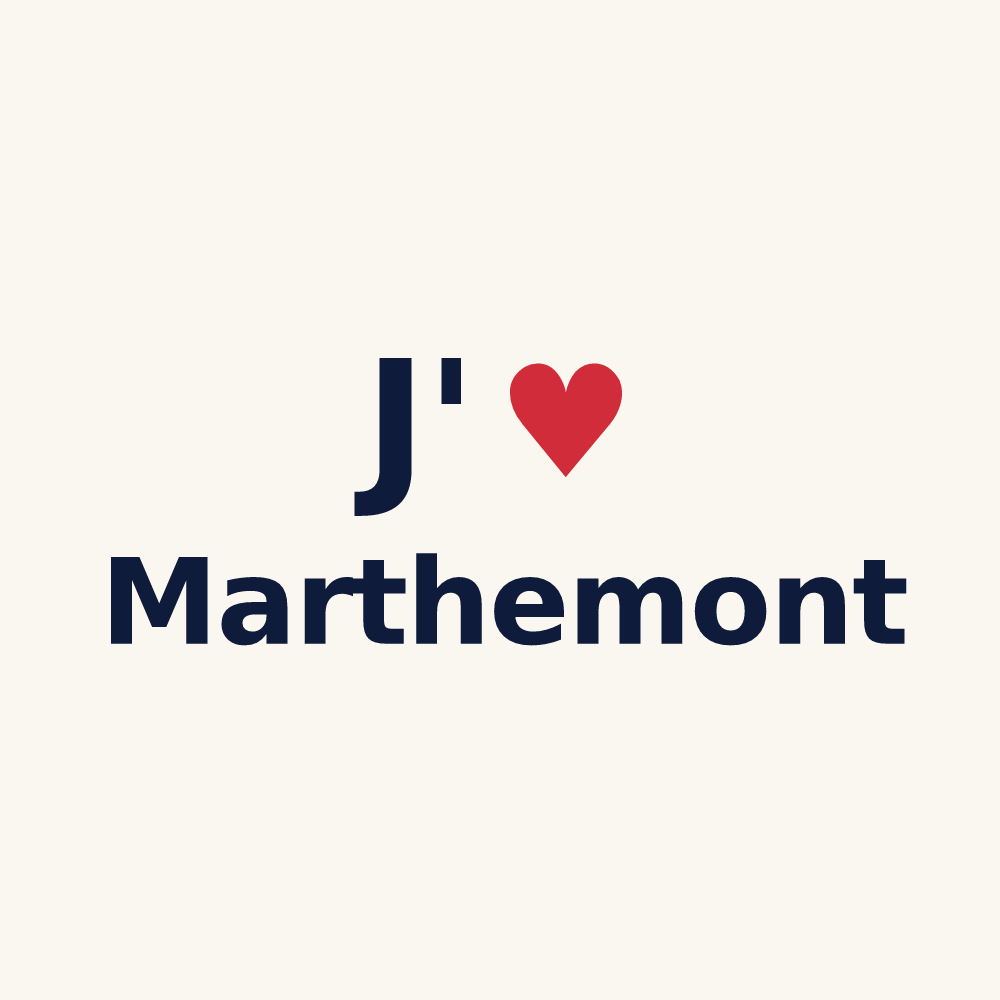 Tasse personnalisée Marthemont — design J'aime Marthemont