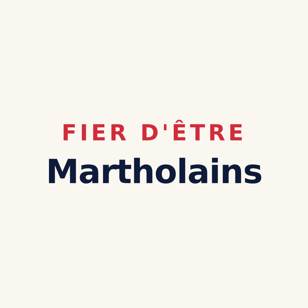 Tasse « Fier d'être Martholains » — design pour Marthod