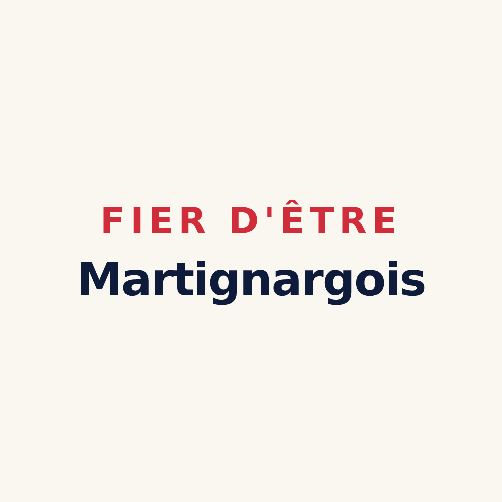 Tasse « Fier d'être Martignargois » — design pour Martignargues
