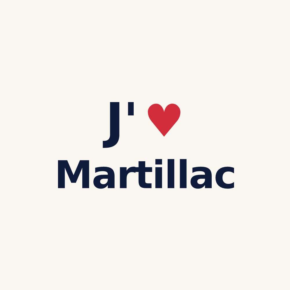 Tasse personnalisée Martillac — design J'aime Martillac