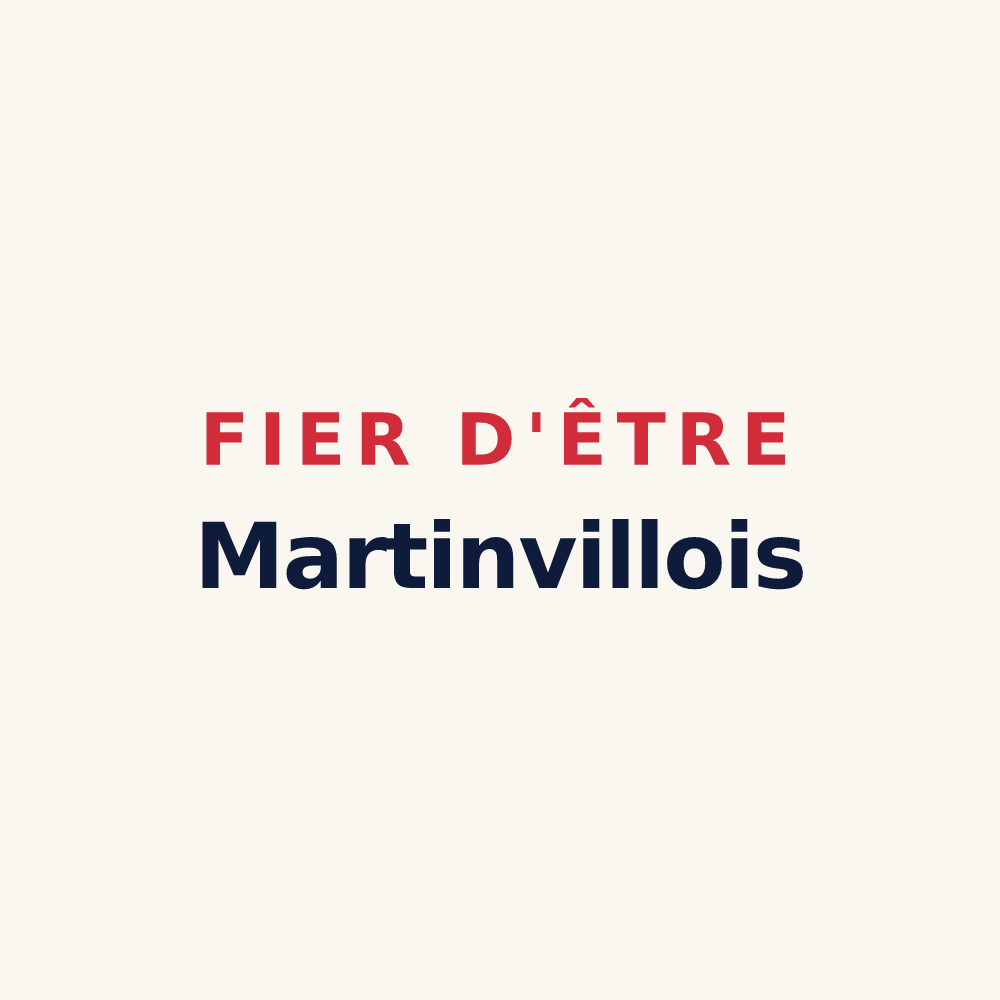 Tasse « Fier d'être Martinvillois » — design pour Martinvelle