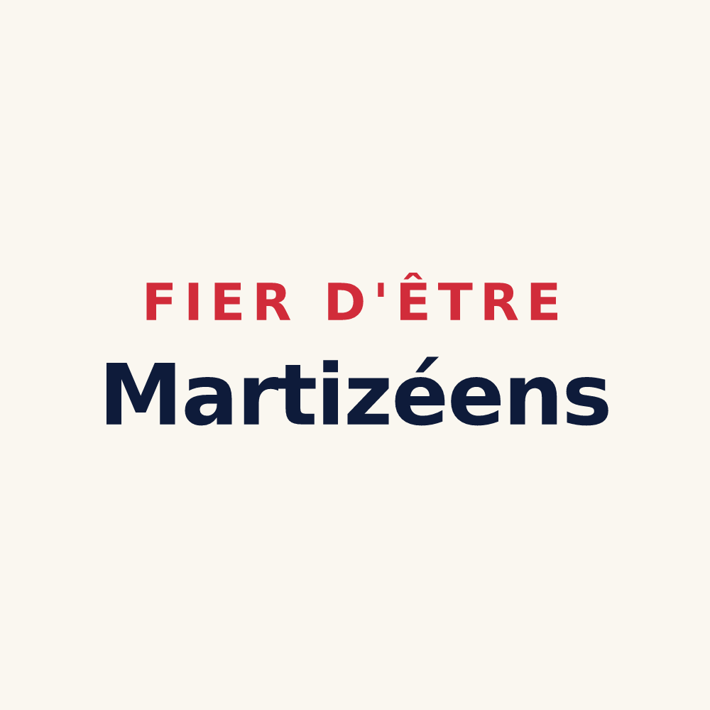 Tasse « Fier d'être Martizéens » — design pour Martizay