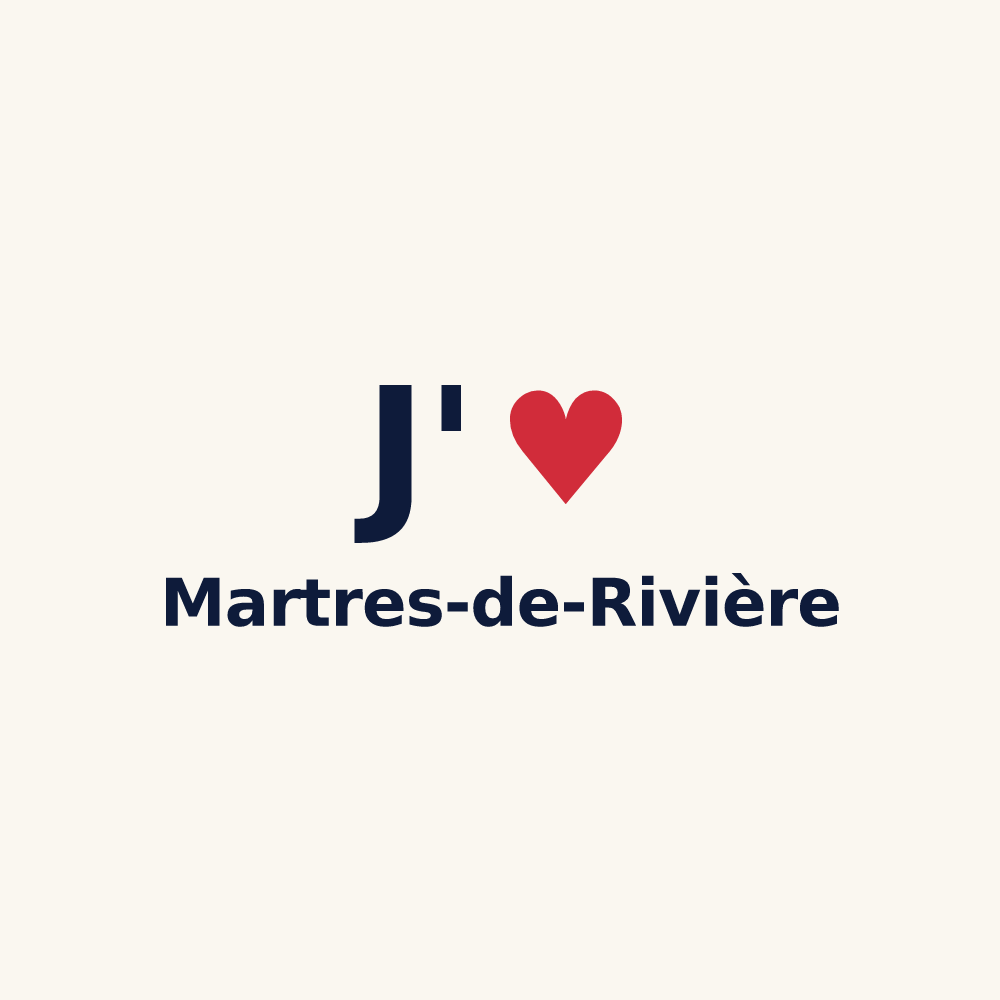 Tasse personnalisée Martres-de-Rivière — design J'aime Martres-de-Rivière