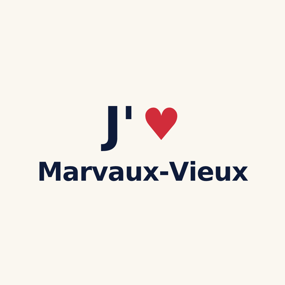 Tasse personnalisée Marvaux-Vieux — design J'aime Marvaux-Vieux