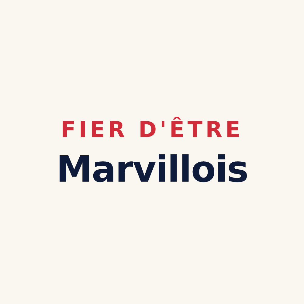 Tasse « Fier d'être Marvillois » — design pour Marville