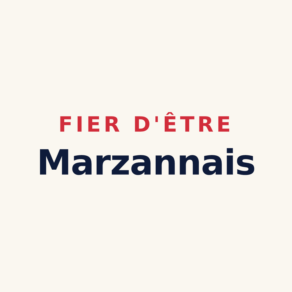 Tasse « Fier d'être Marzannais » — design pour Marzan