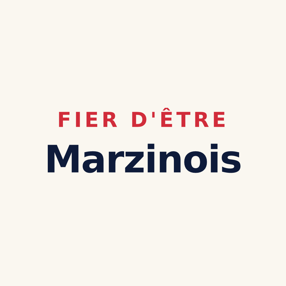 Tasse « Fier d'être Marzinois » — design pour Marzens