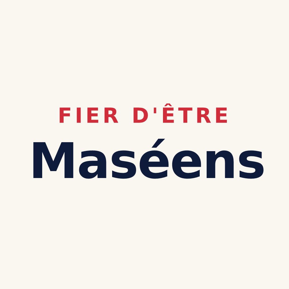 Tasse « Fier d'être Maséens » — design pour Mas-Grenier