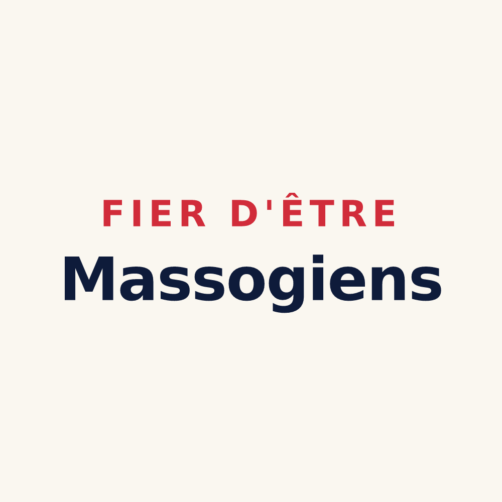 Tasse « Fier d'être Massogiens » — design pour Mas-Saintes-Puelles