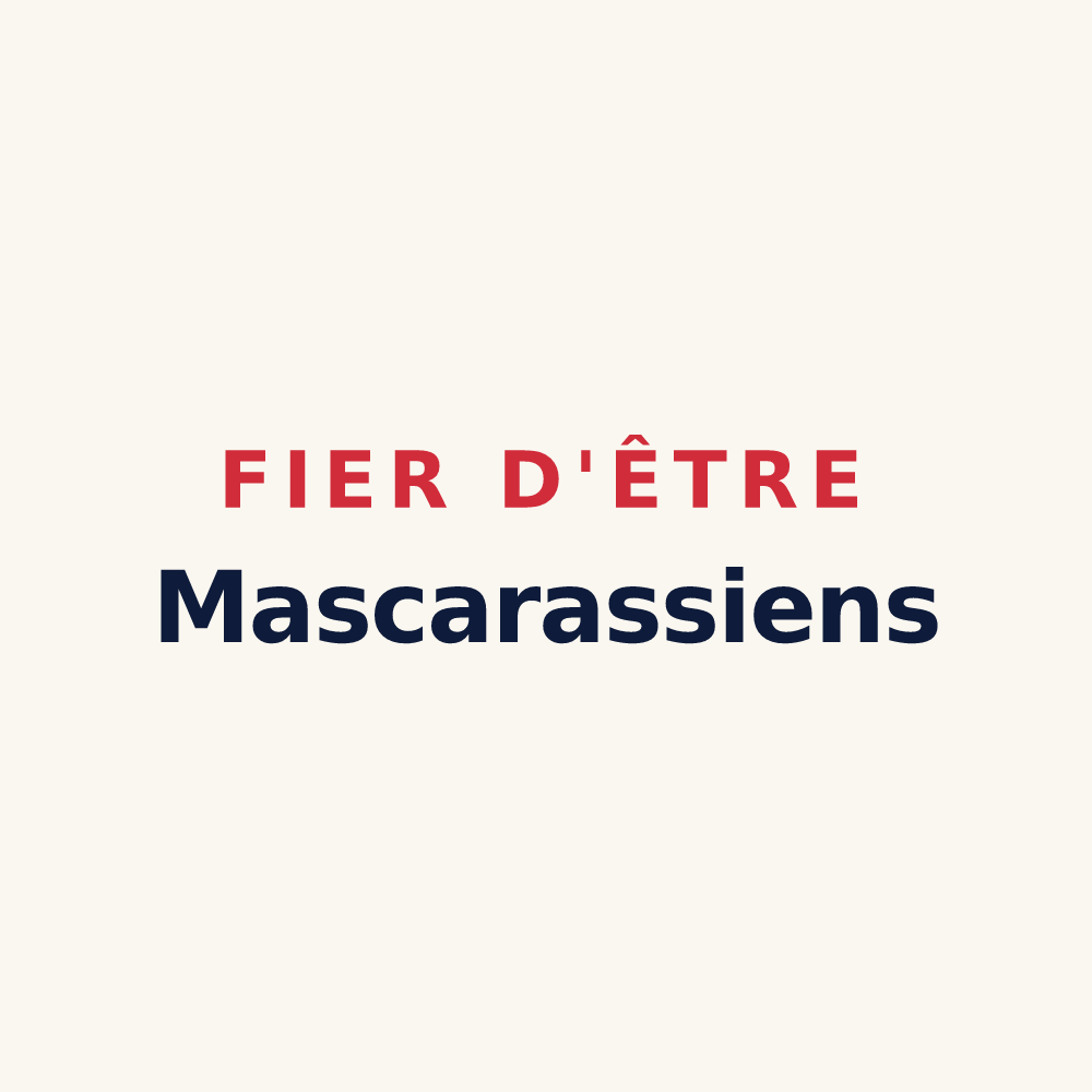 Tasse « Fier d'être Mascarassiens » — design pour Mascaras