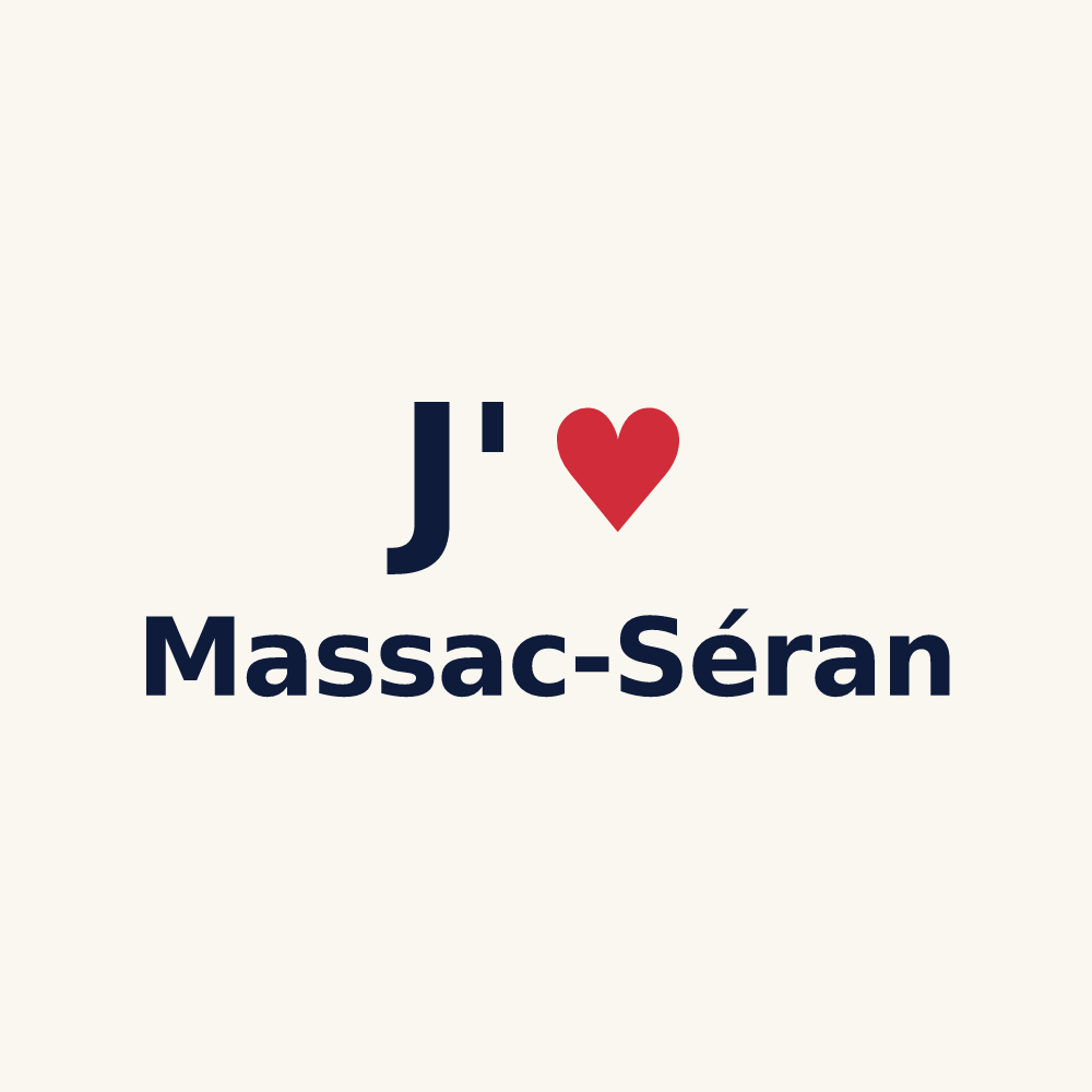 Tasse personnalisée Massac-Séran — design J'aime Massac-Séran