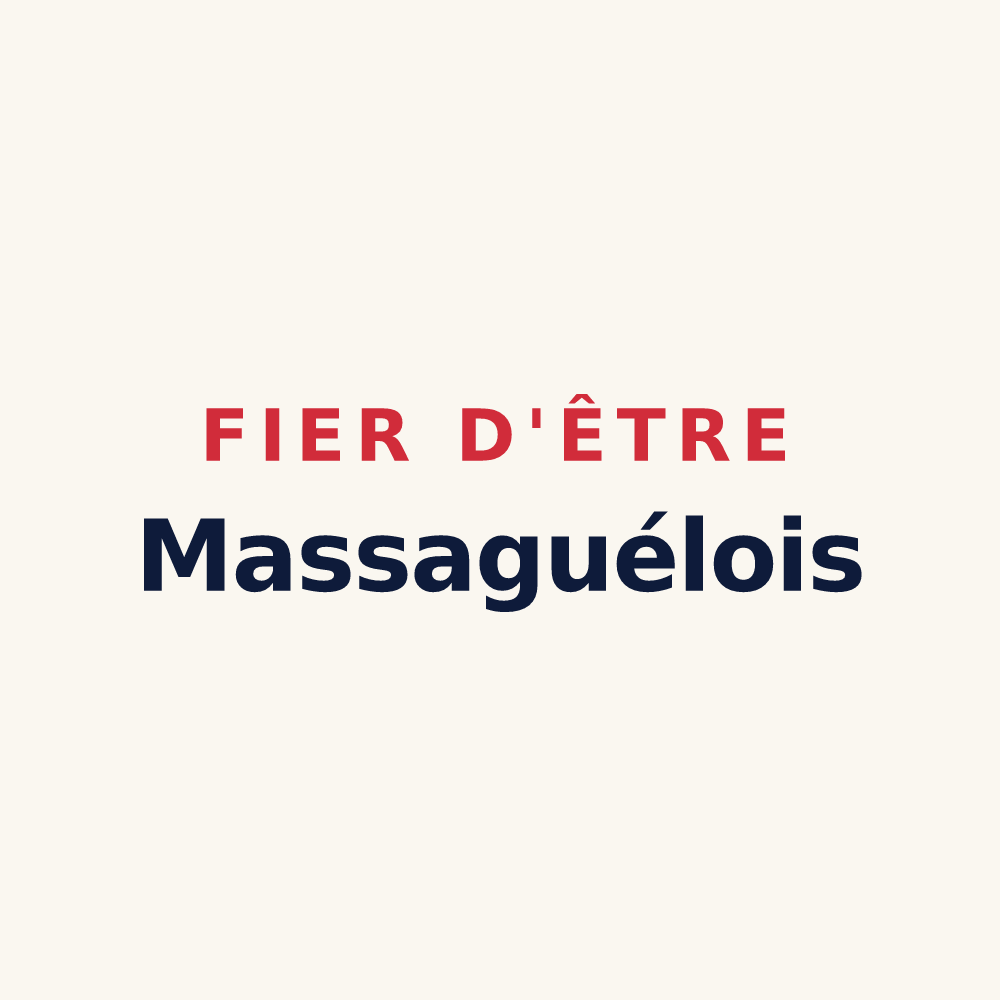 Tasse « Fier d'être Massaguélois » — design pour Massaguel