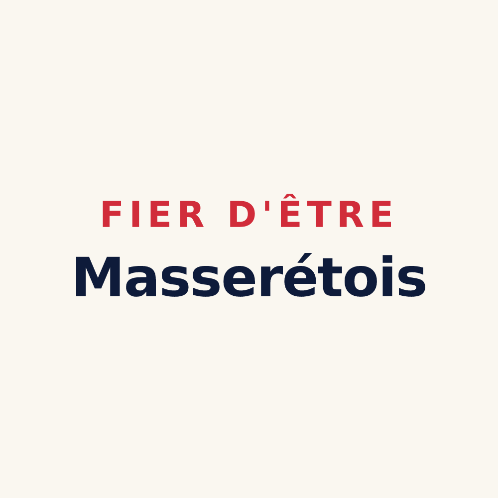 Tasse « Fier d'être Masserétois » — design pour Masseret