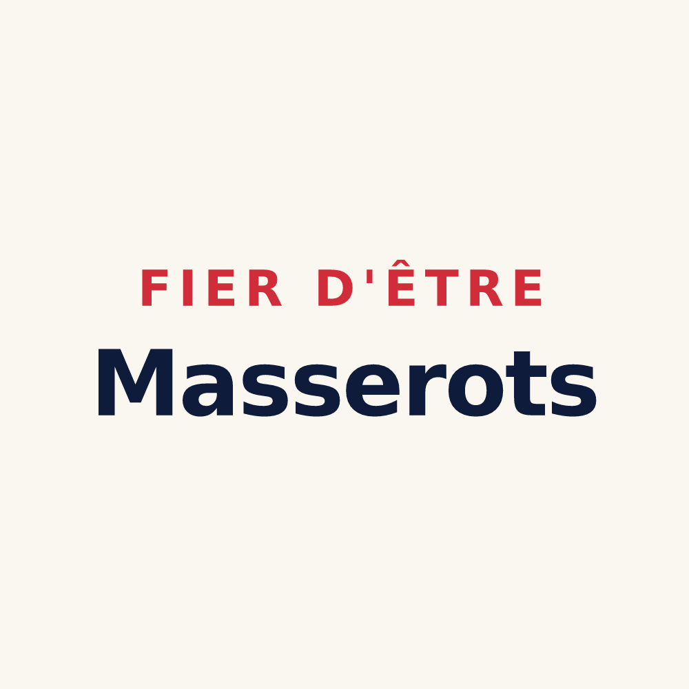 Tasse « Fier d'être Masserots » — design pour Massieux