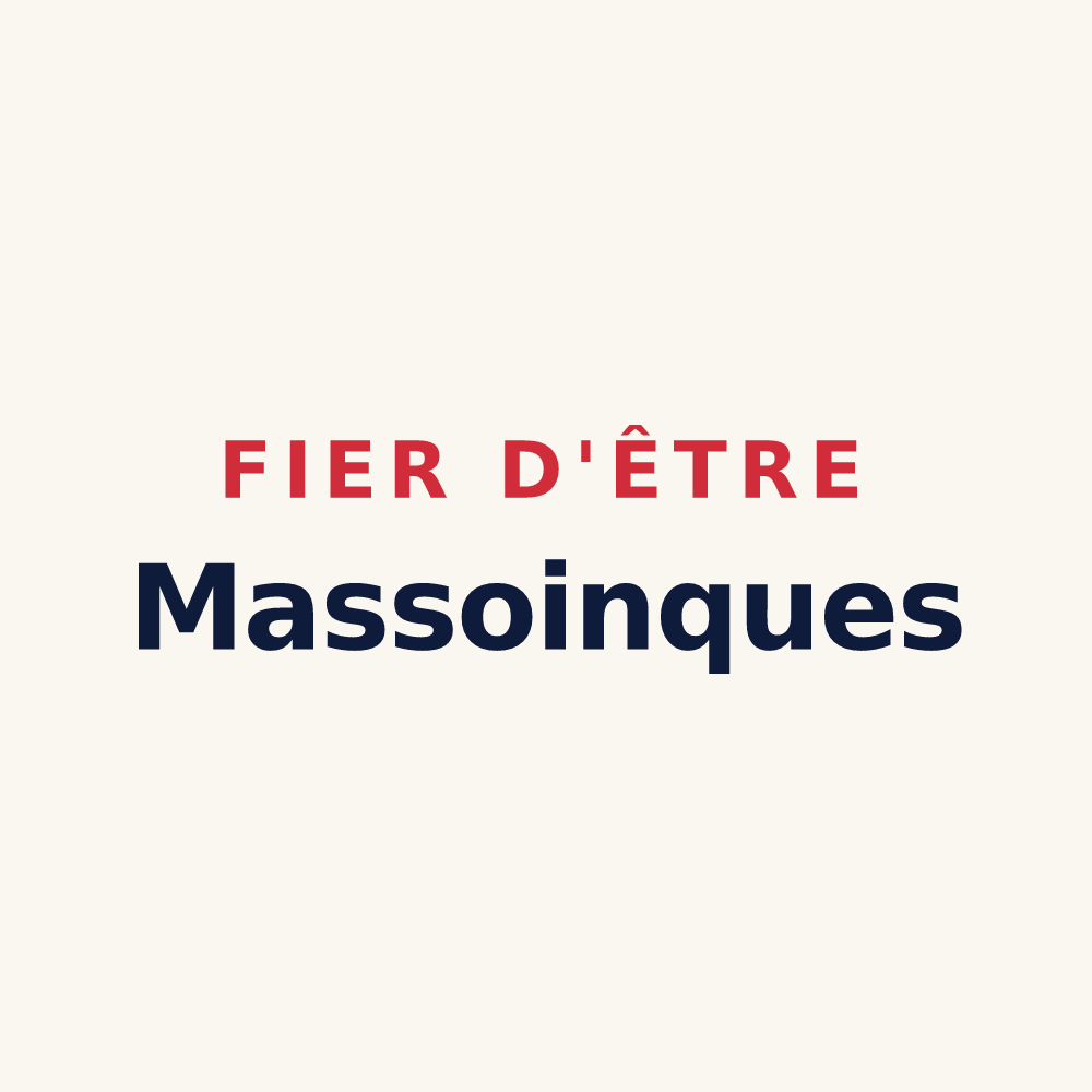 Tasse « Fier d'être Massoinques » — design pour Massoins