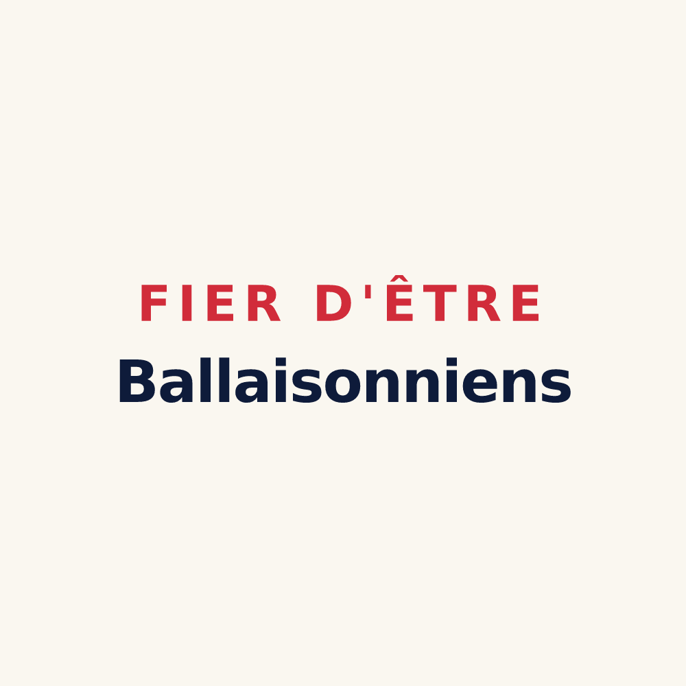 Tasse « Fier d'être Ballaisonniens » — design pour Massongy