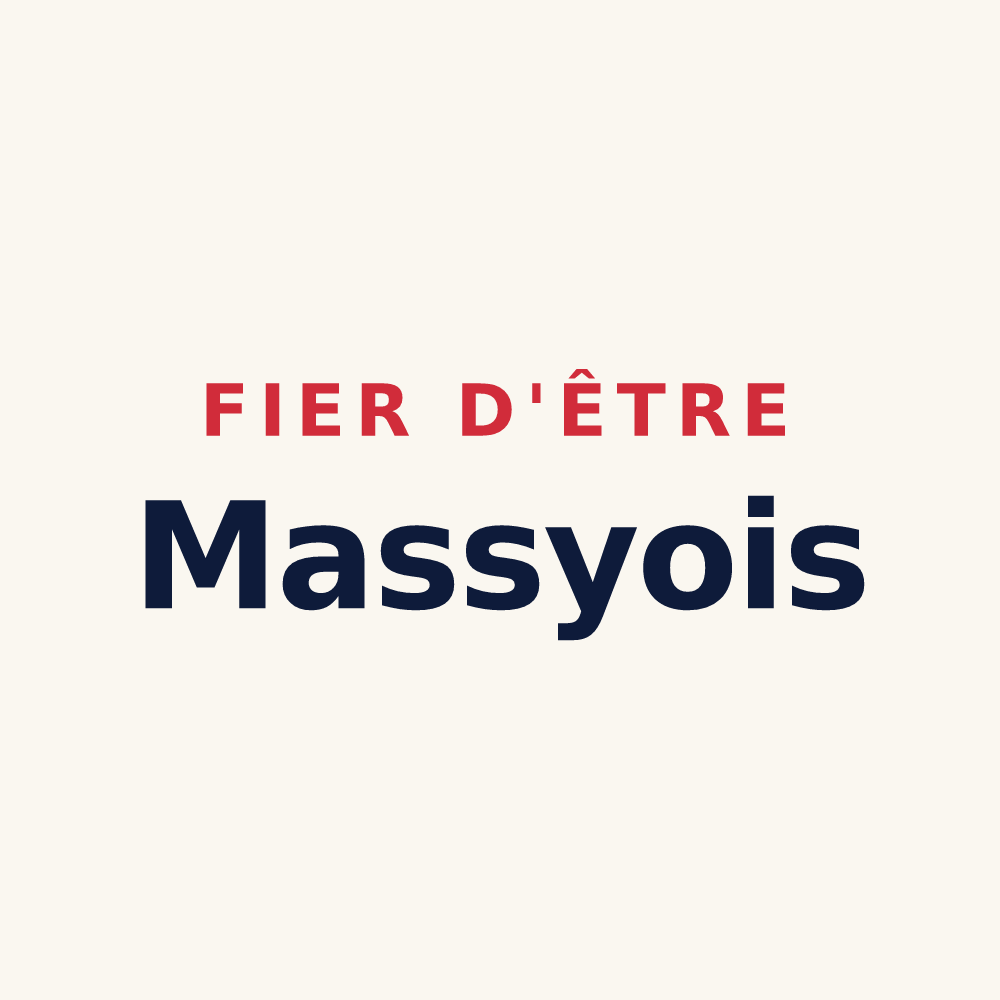 Tasse « Fier d'être Massyois » — design pour Massy