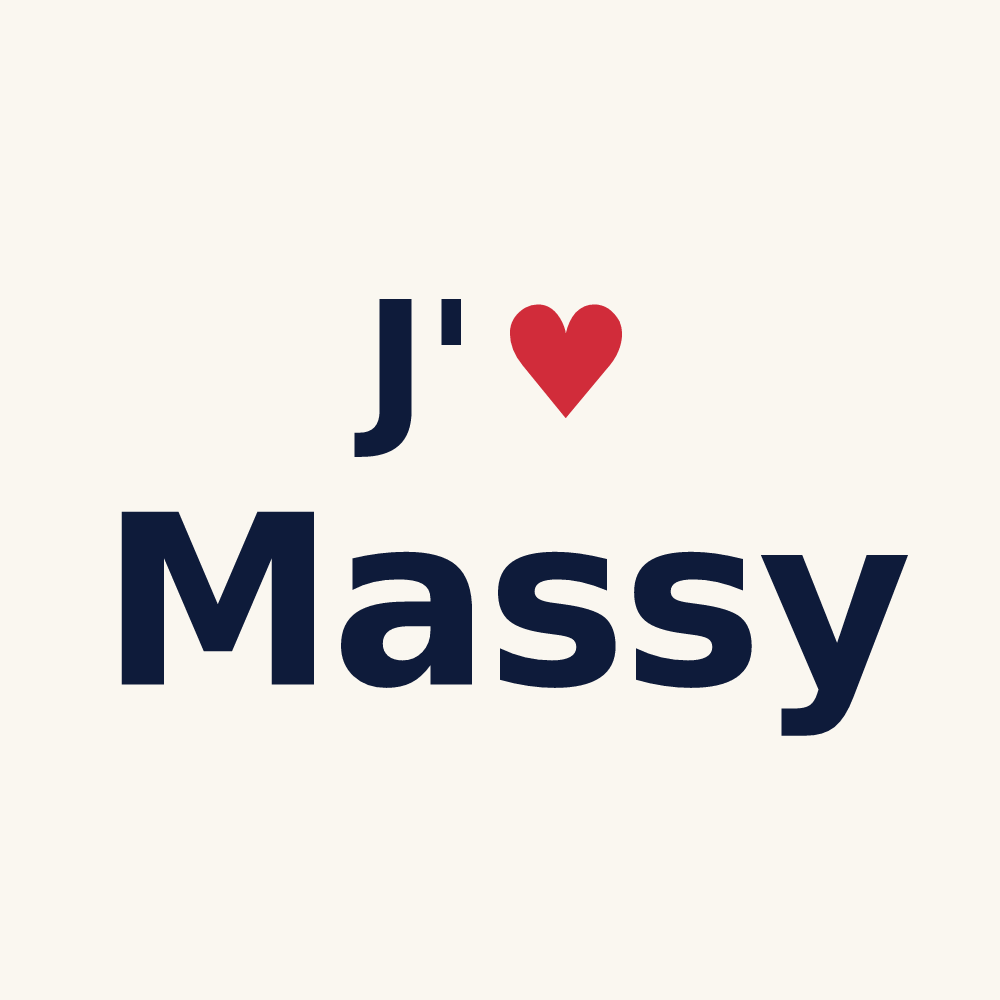Tasse personnalisée Massy — design J'aime Massy