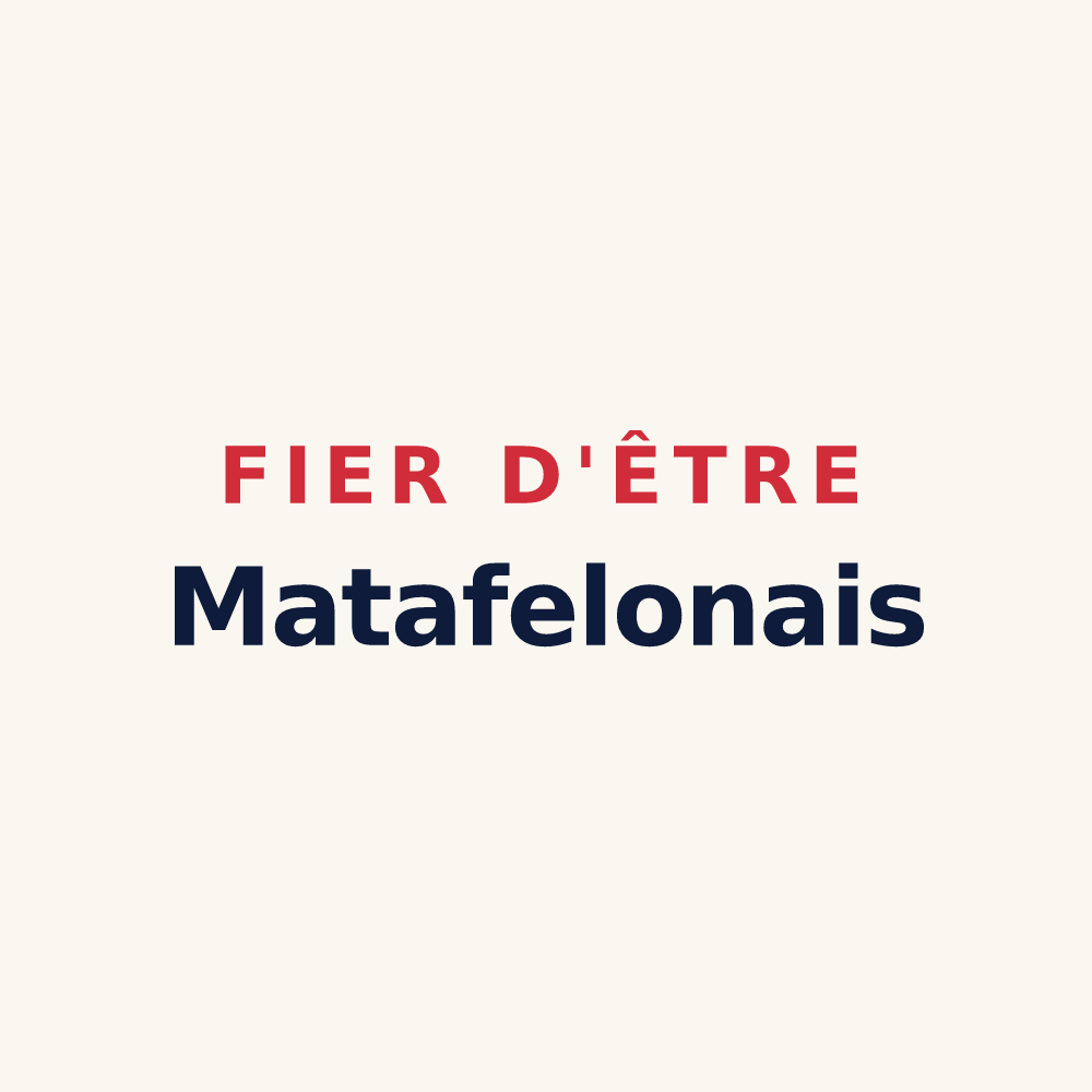 Tasse « Fier d'être Matafelonais » — design pour Matafelon-Granges
