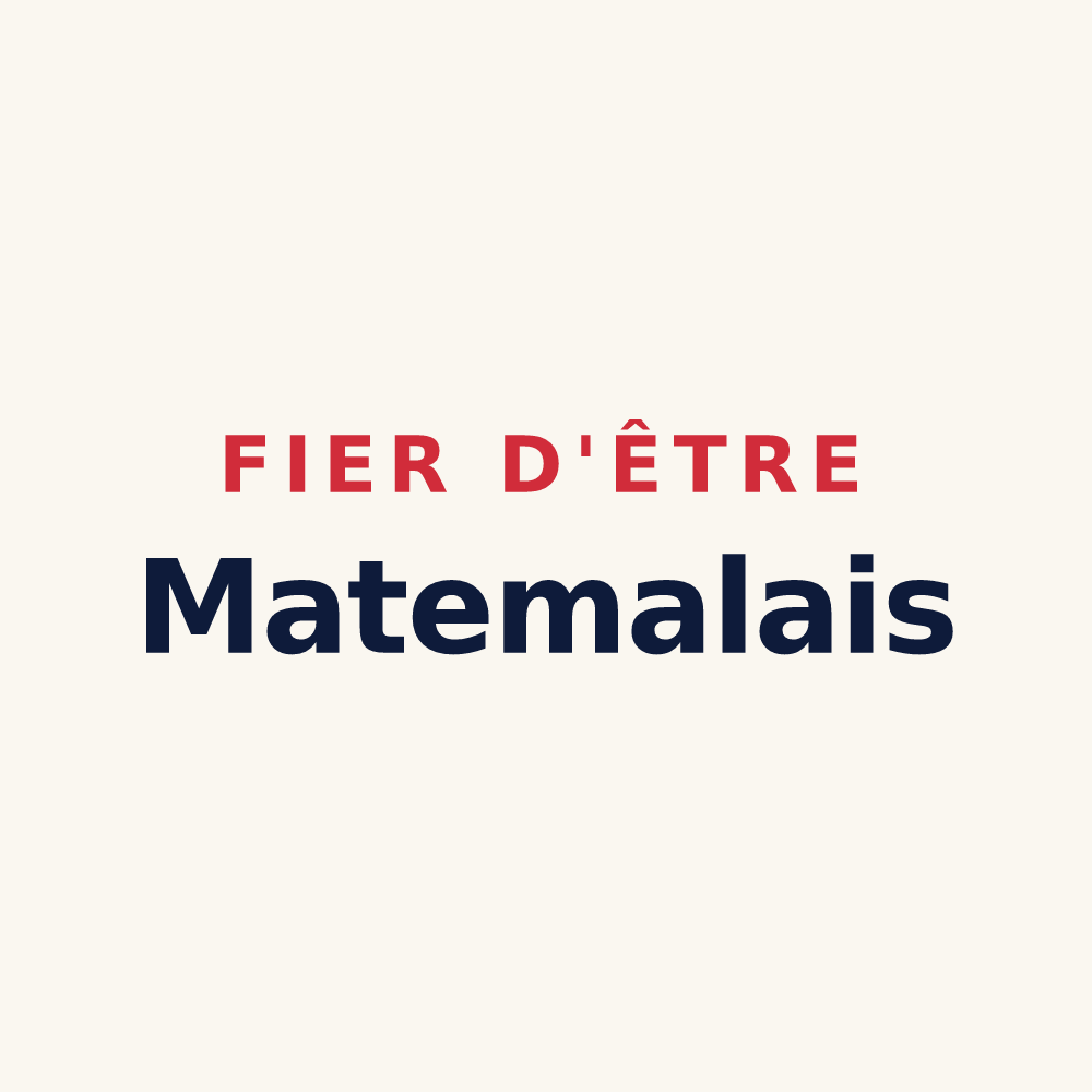Tasse « Fier d'être Matemalais » — design pour Matemale