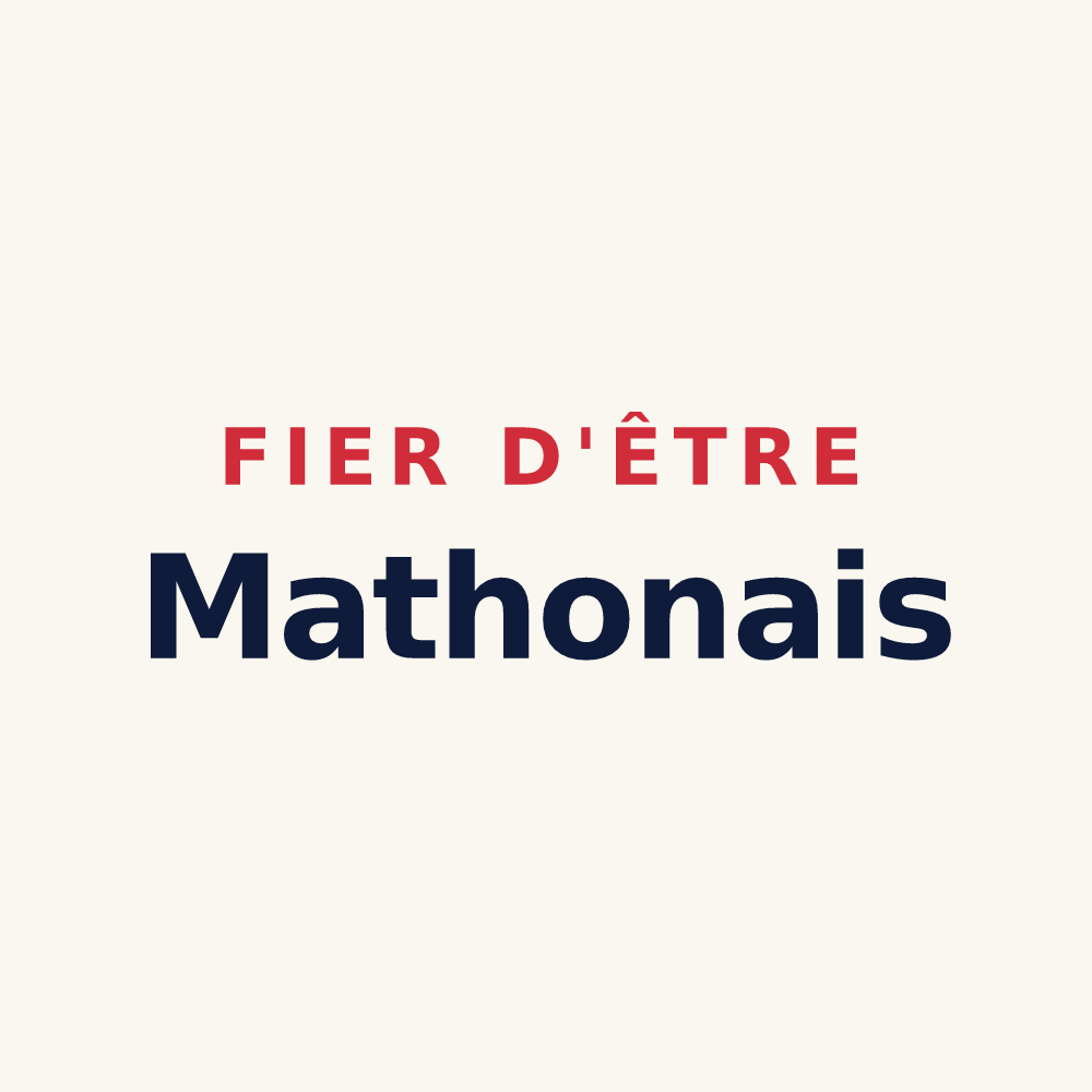 Tasse « Fier d'être Mathonais » — design pour Mathons