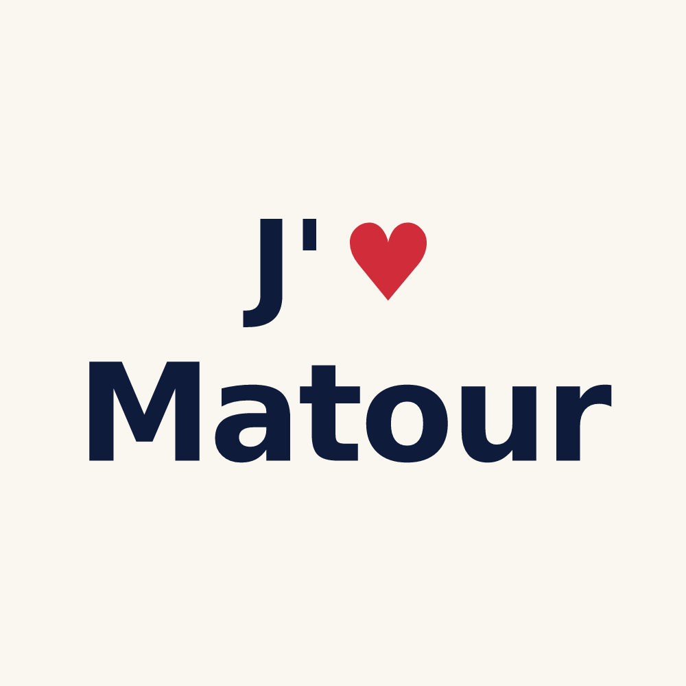 Tasse personnalisée Matour — design J'aime Matour