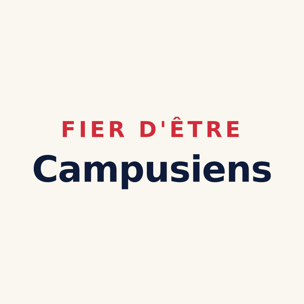 Tasse « Fier d'être Campusiens » — design pour Mauchamps