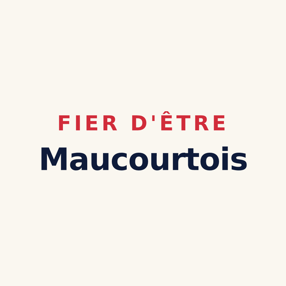 Tasse « Fier d'être Maucourtois » — design pour Maucourt