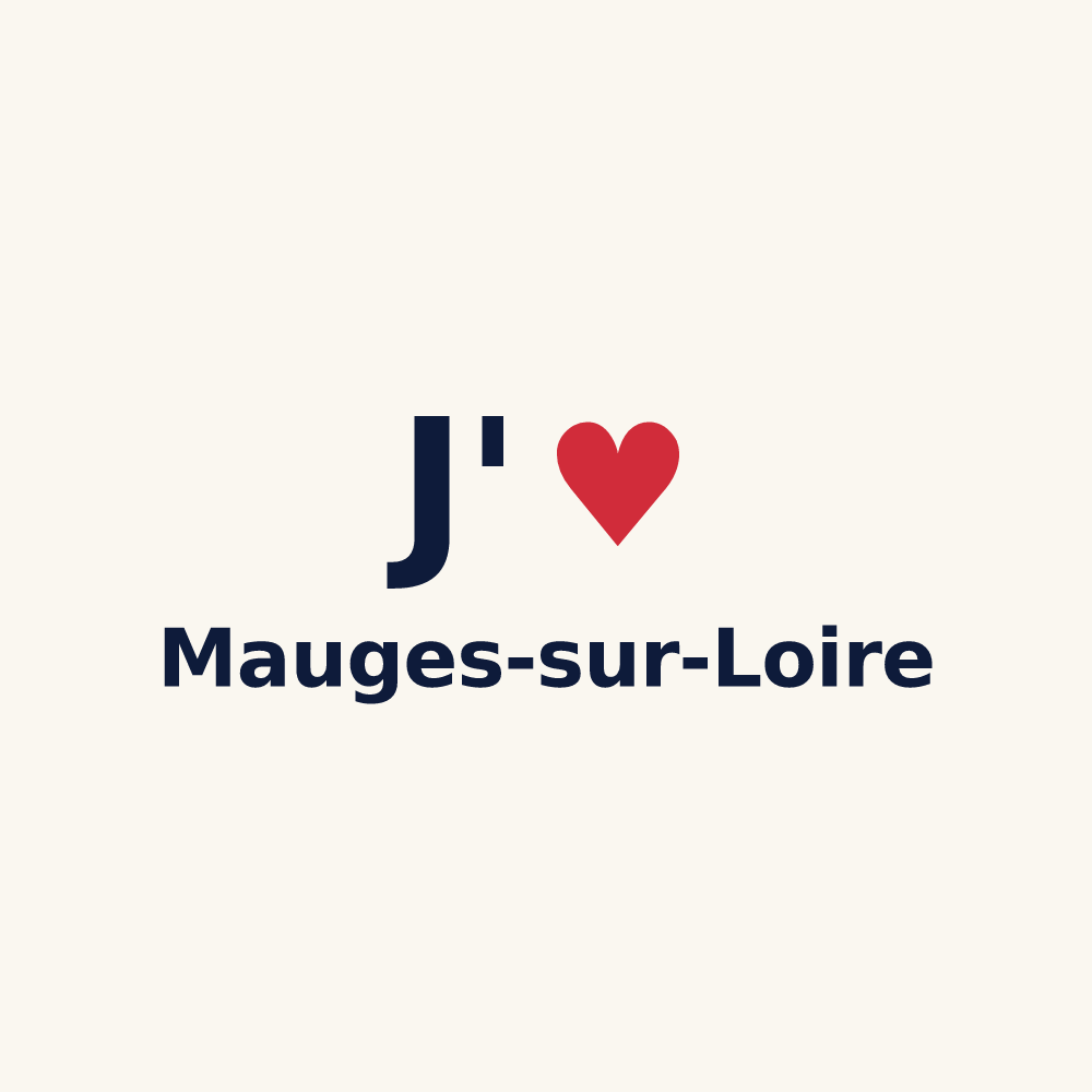 Tasse personnalisée Mauges-sur-Loire — design J'aime Mauges-sur-Loire