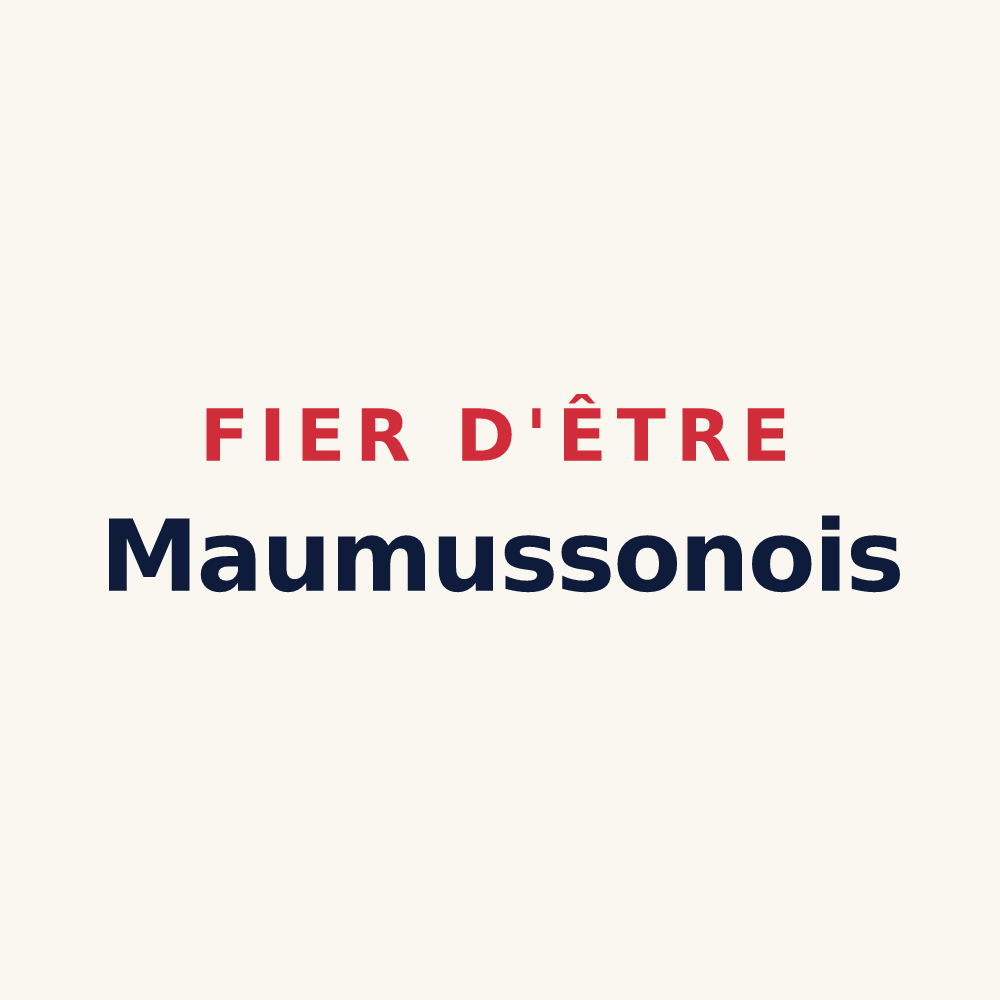 Tasse « Fier d'être Maumussonois » — design pour Maumusson