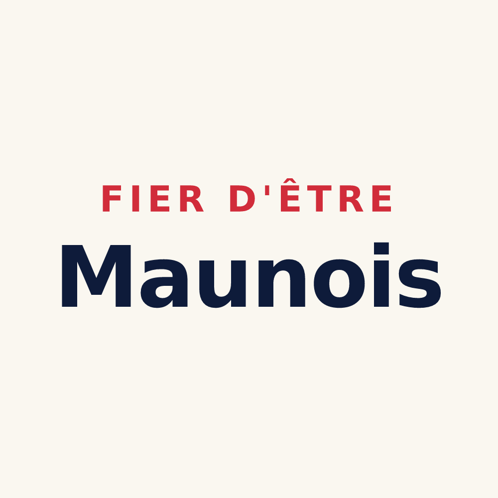 Tasse « Fier d'être Maunois » — design pour Mauny