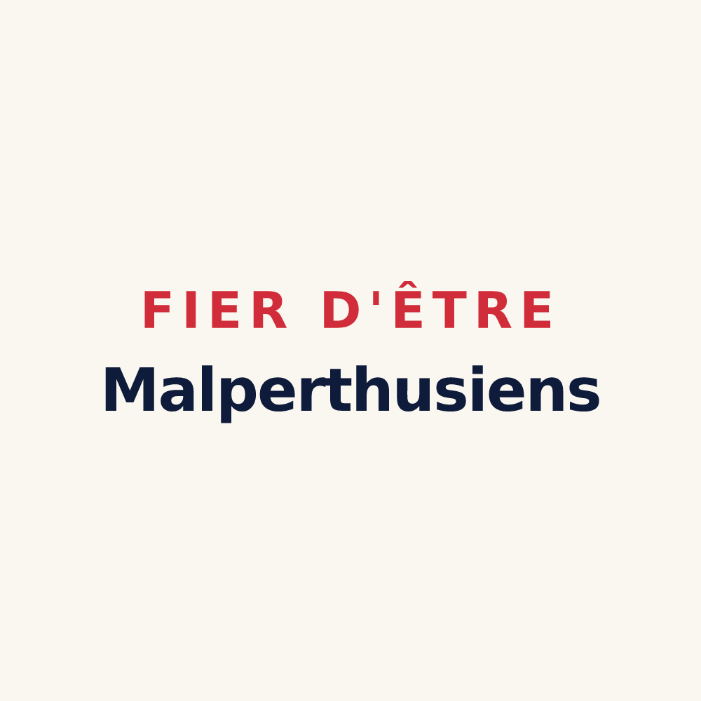 Tasse « Fier d'être Malperthusiens » — design pour Mauperthuis