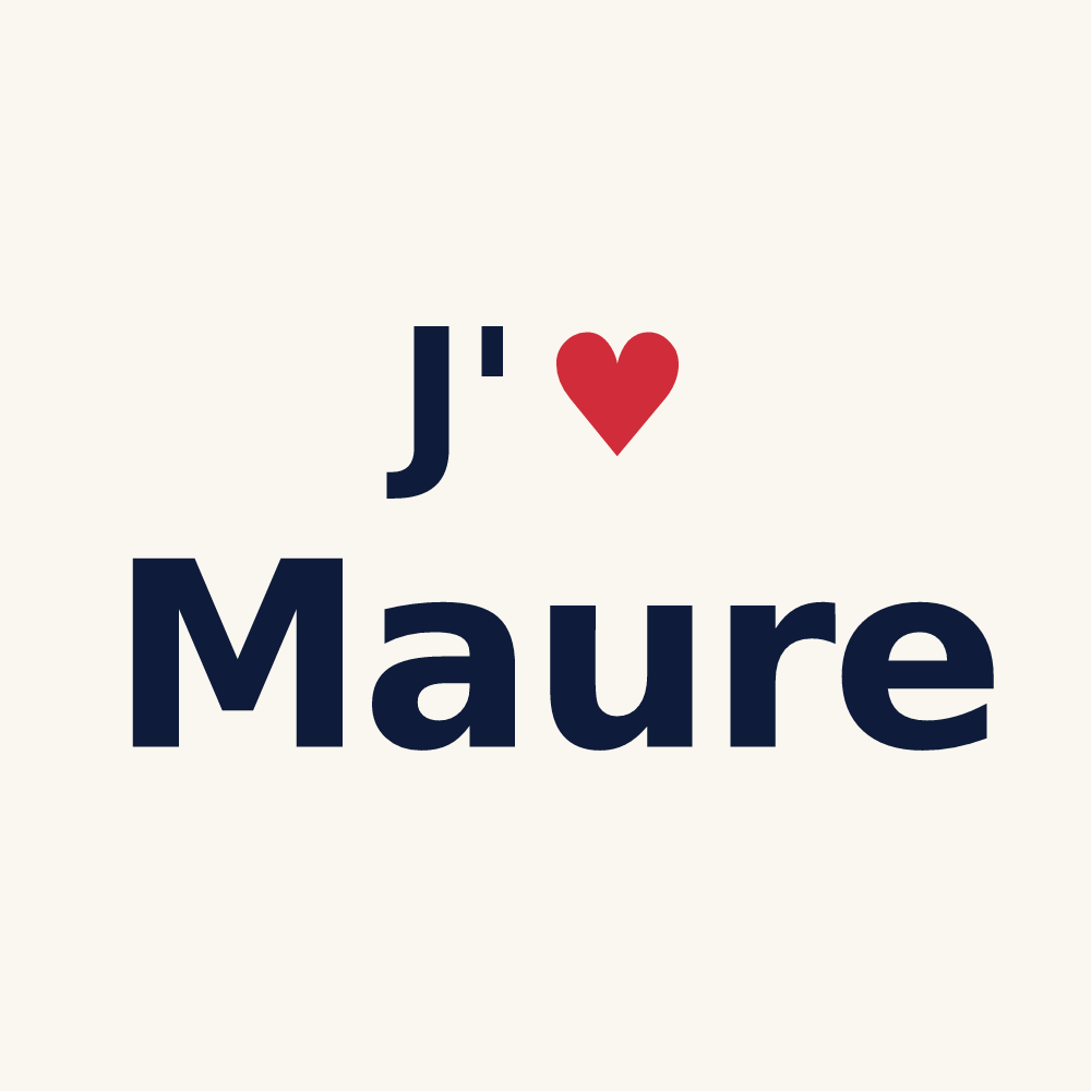 Tasse personnalisée Maure — design J'aime Maure