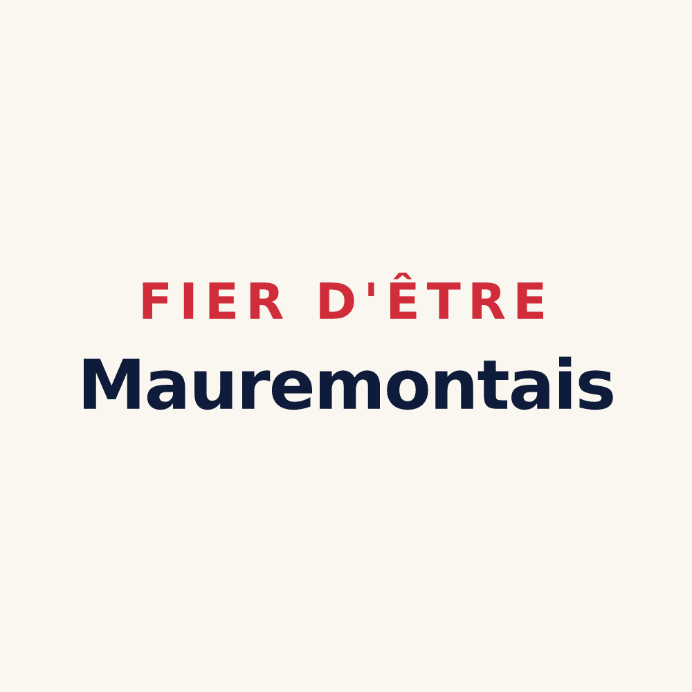 Tasse « Fier d'être Mauremontais » — design pour Mauremont