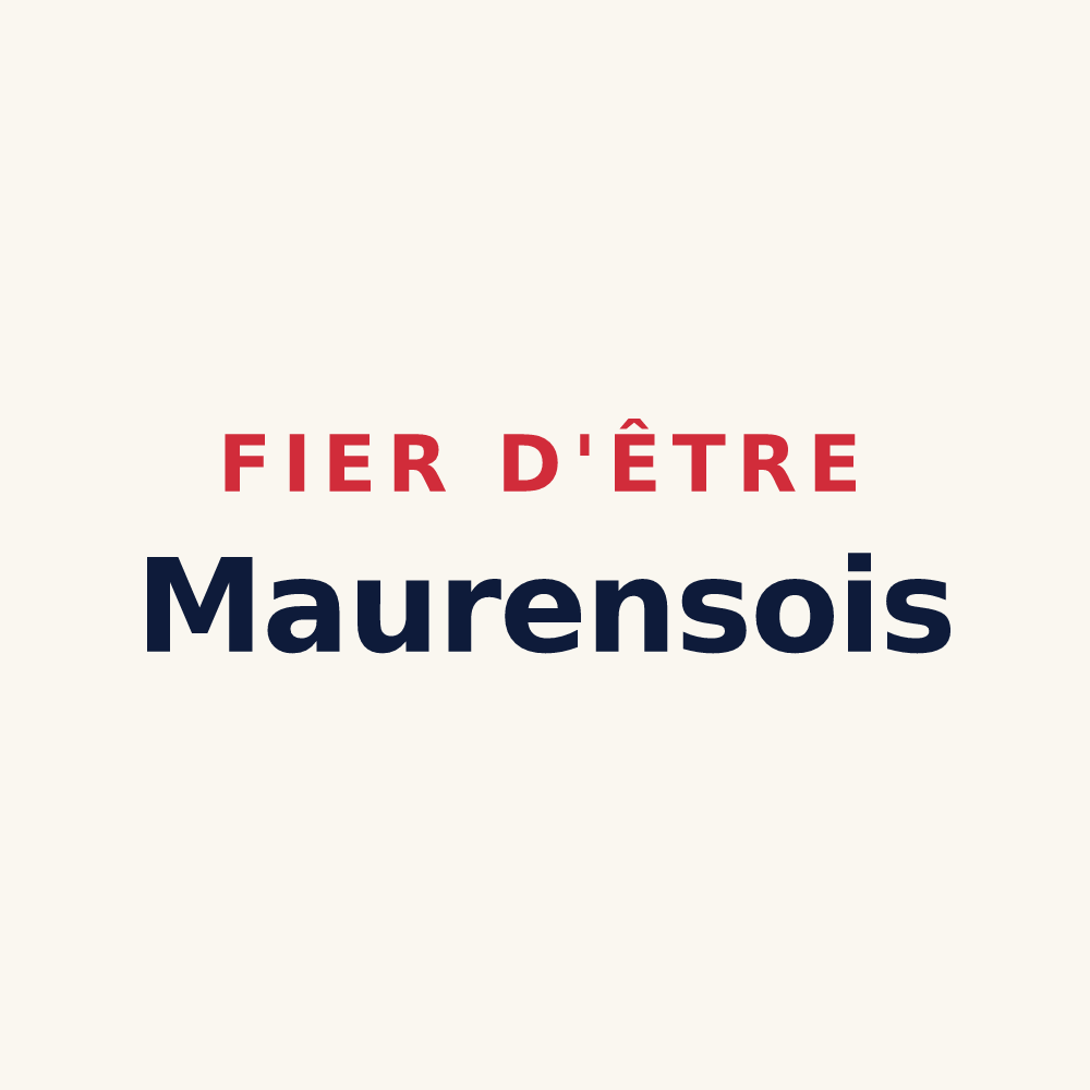 Tasse « Fier d'être Maurensois » — design pour Maurens-Scopont