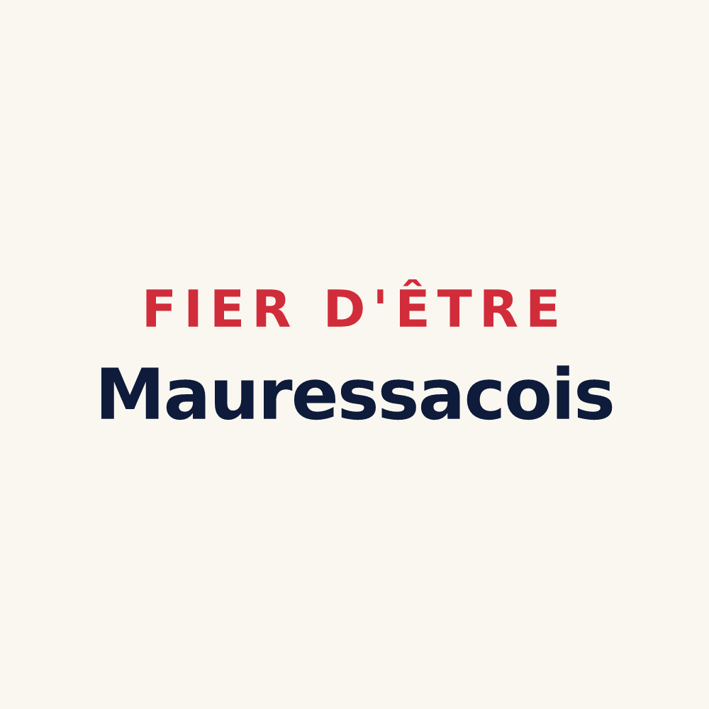 Tasse « Fier d'être Mauressacois » — design pour Mauressac