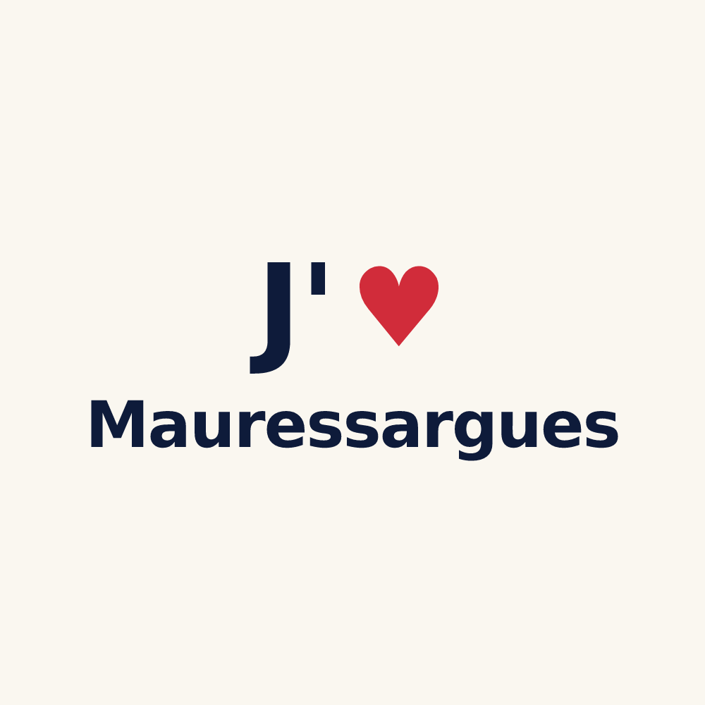 Tasse personnalisée Mauressargues — design J'aime Mauressargues