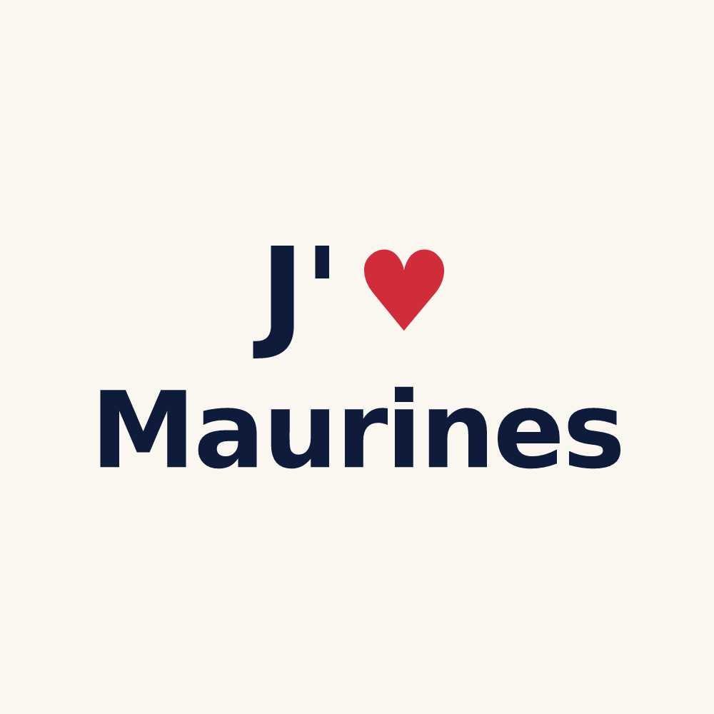 Tasse personnalisée Maurines — design J'aime Maurines