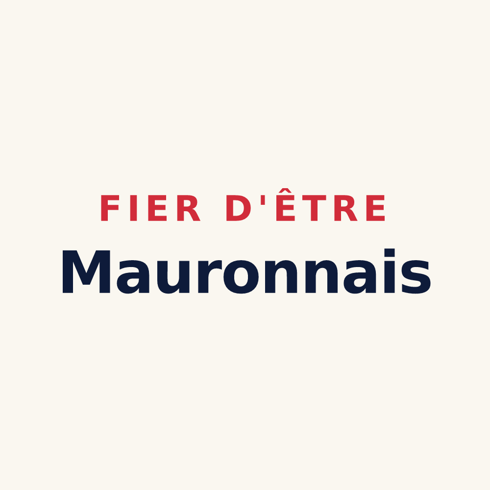 Tasse « Fier d'être Mauronnais » — design pour Mauron