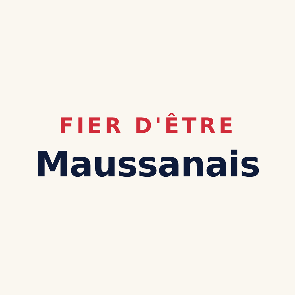 Tasse « Fier d'être Maussanais » — design pour Maussane-les-Alpilles